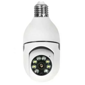 Camera Ip Giratória 1080p Externa Prova D'água Visão Noturna Cor Branco